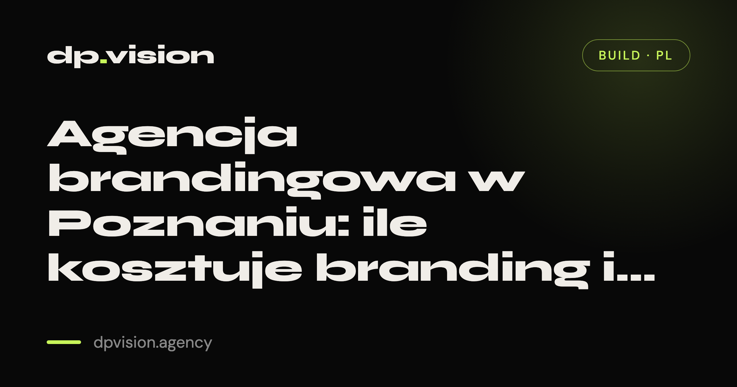 Agencja brandingowa w Poznaniu: ile kosztuje branding i jak wybrać studio (2026)