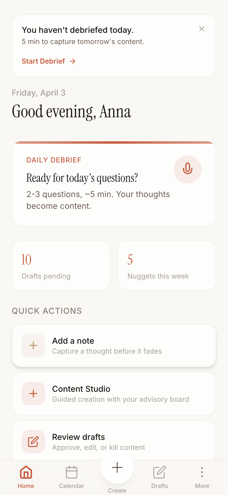 DailyMuse project gallery
