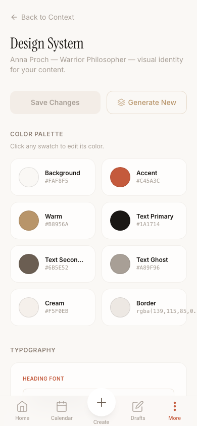 DailyMuse project gallery
